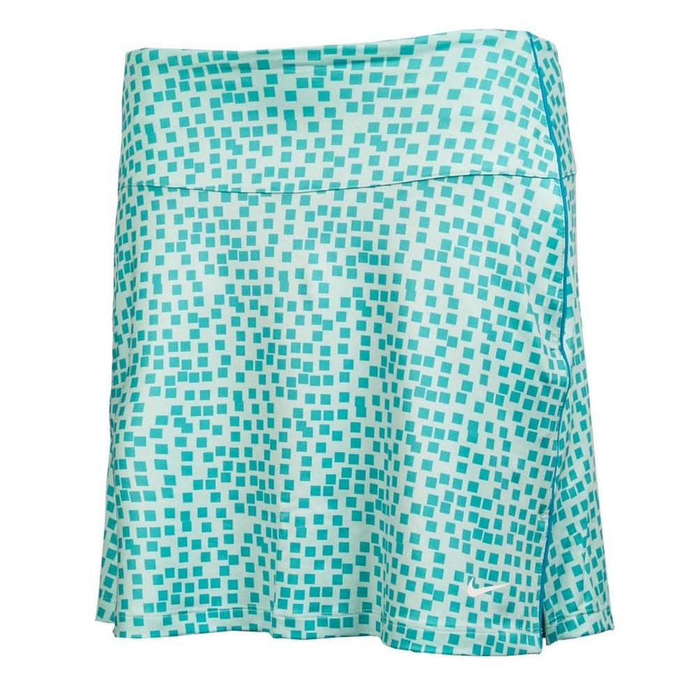 NWT Nike UV Grid Print 19" Athletic Dri-Fit Skort (Aqua)